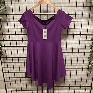 Sarin Mathews Off The Shoulder Flare Dress B132